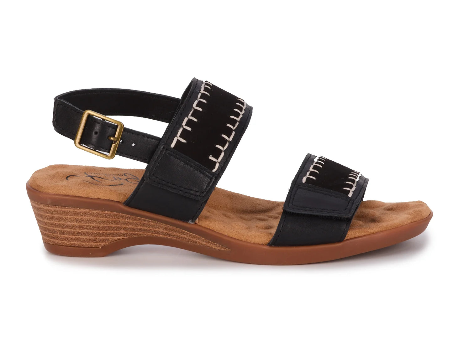 Kateri::Black Leather/Suede