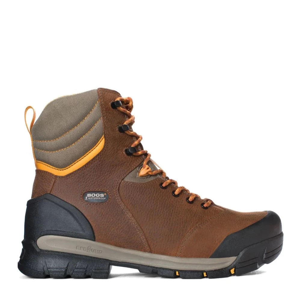 Bedrock 8" Safety Toe::Brown Multi