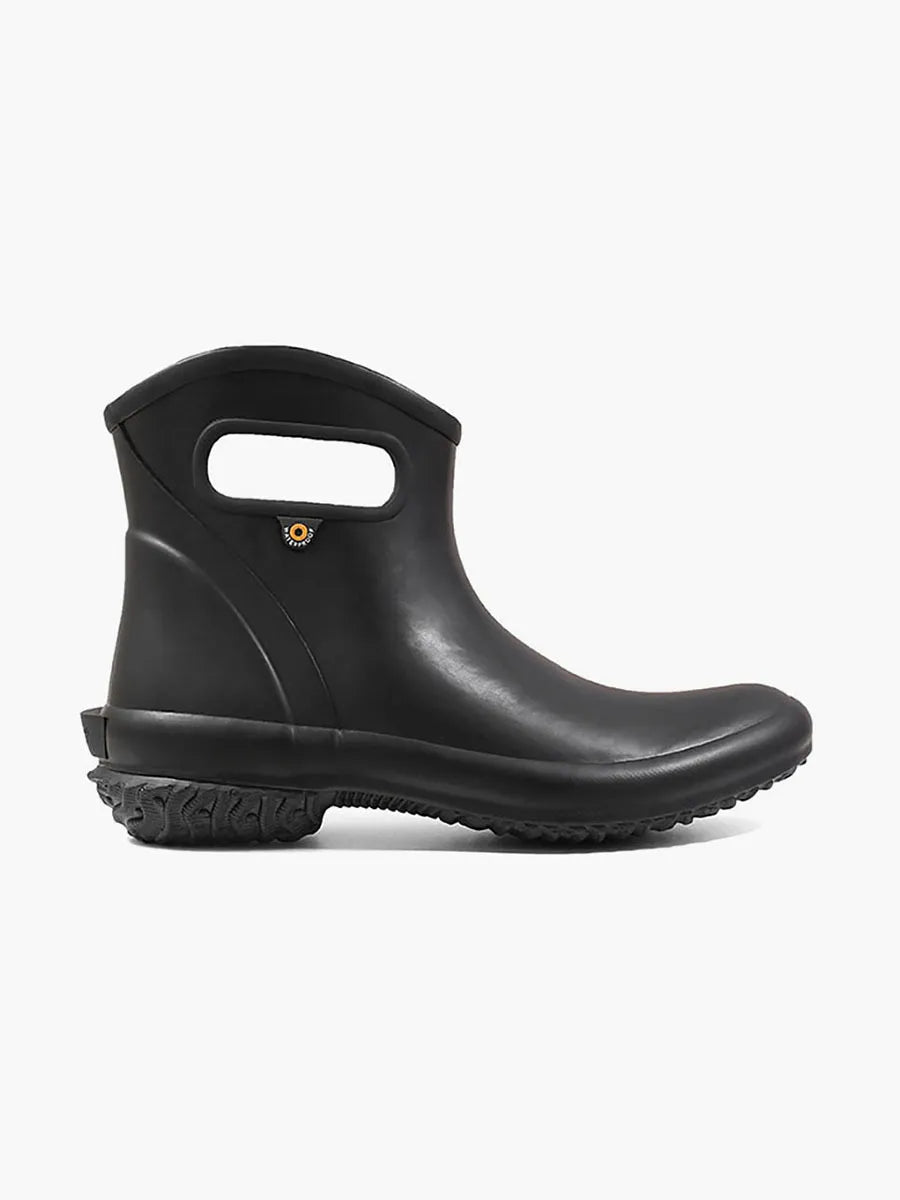 Patch Ankle Boot Solid::Black
