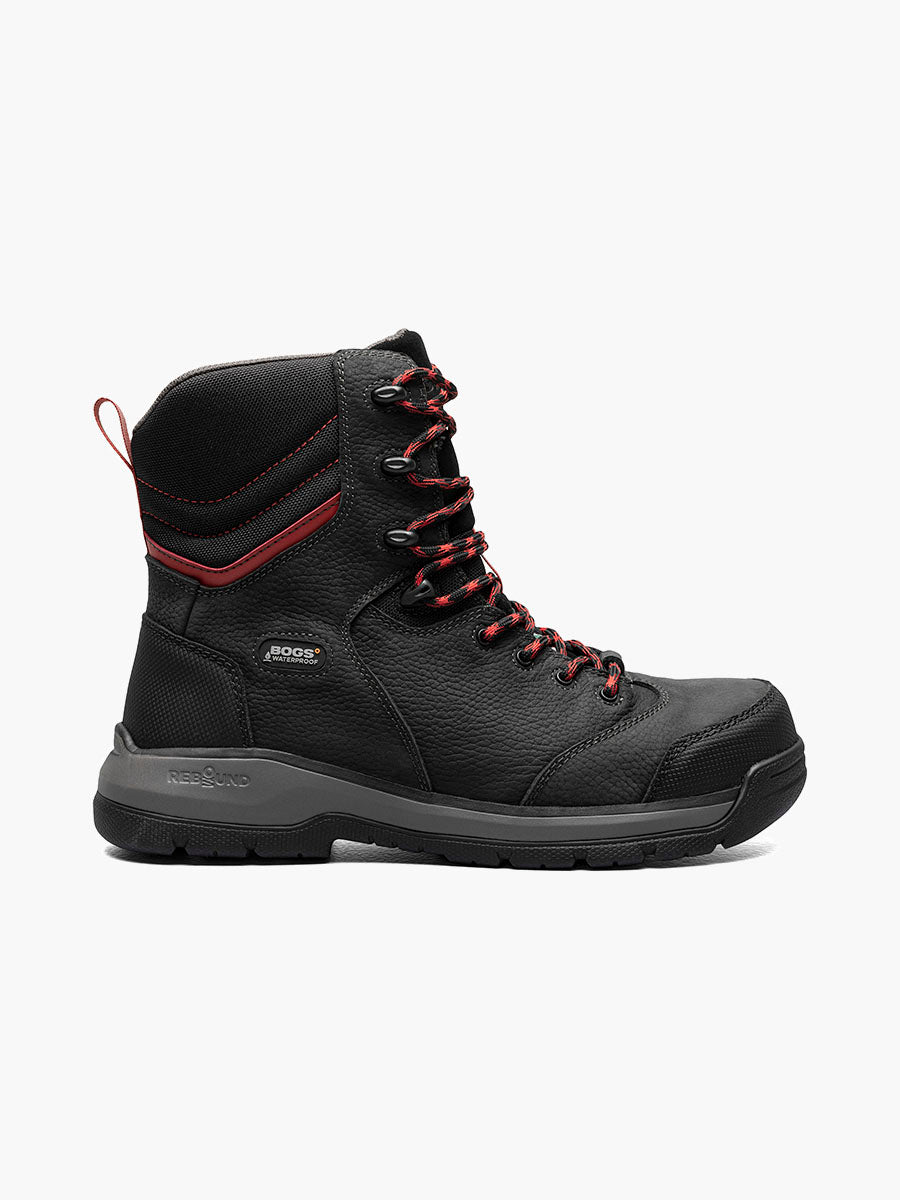 Bedrock II 8" Safety Toe::Black/Multi