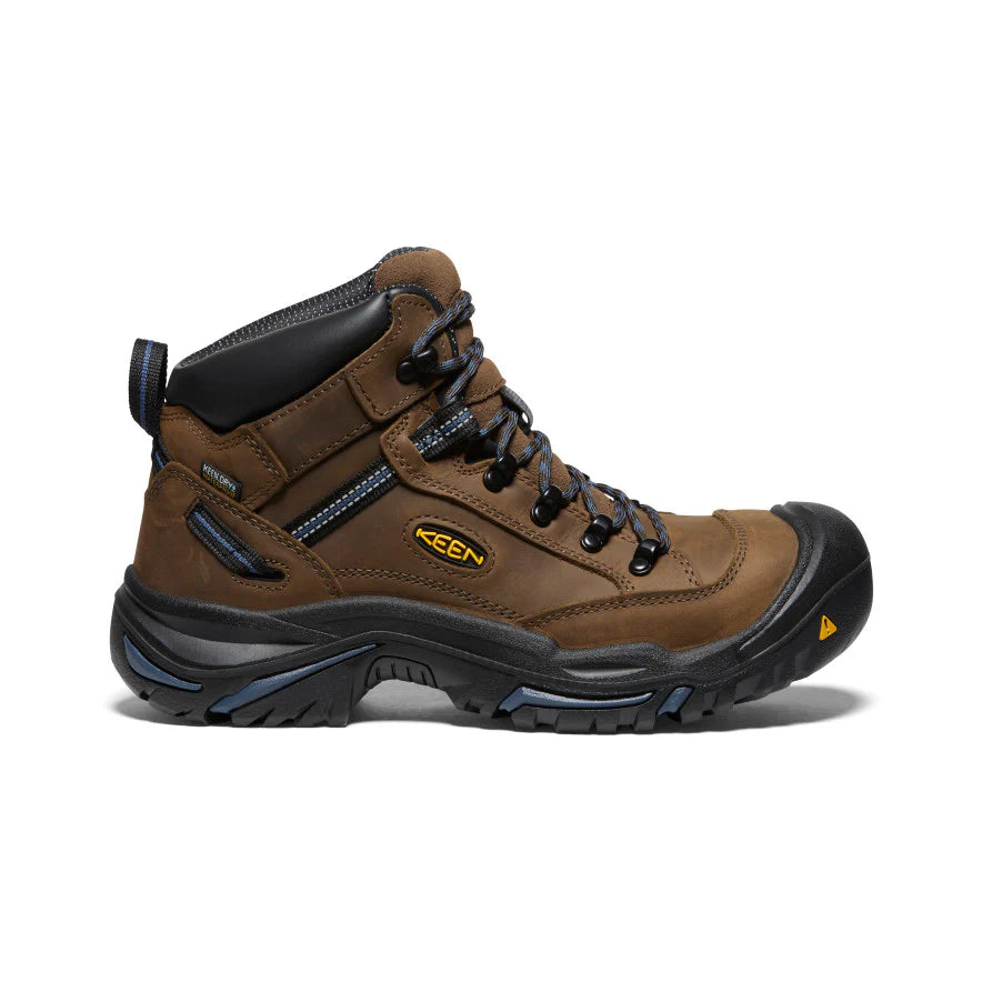 Braddock AL Waterproof Mid Safety Toe::Bison/Ensign Blue