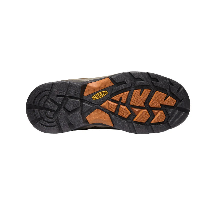 Detroit XT Mid Waterproof Soft Toe::Black Olive/Leather Brown