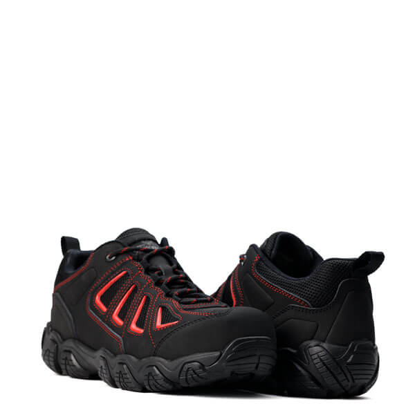 Crosstrex Breathable SD Safety Toe 804-6001::Red/Black