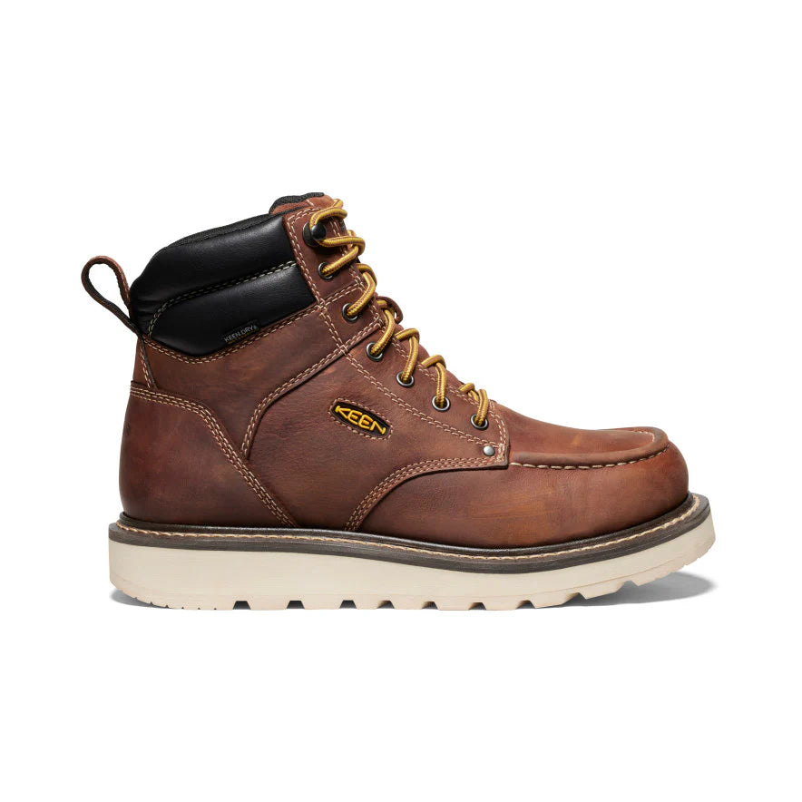 Cincinnati 6" Waterproof Soft Toe::Tuscan Red/Sandshell