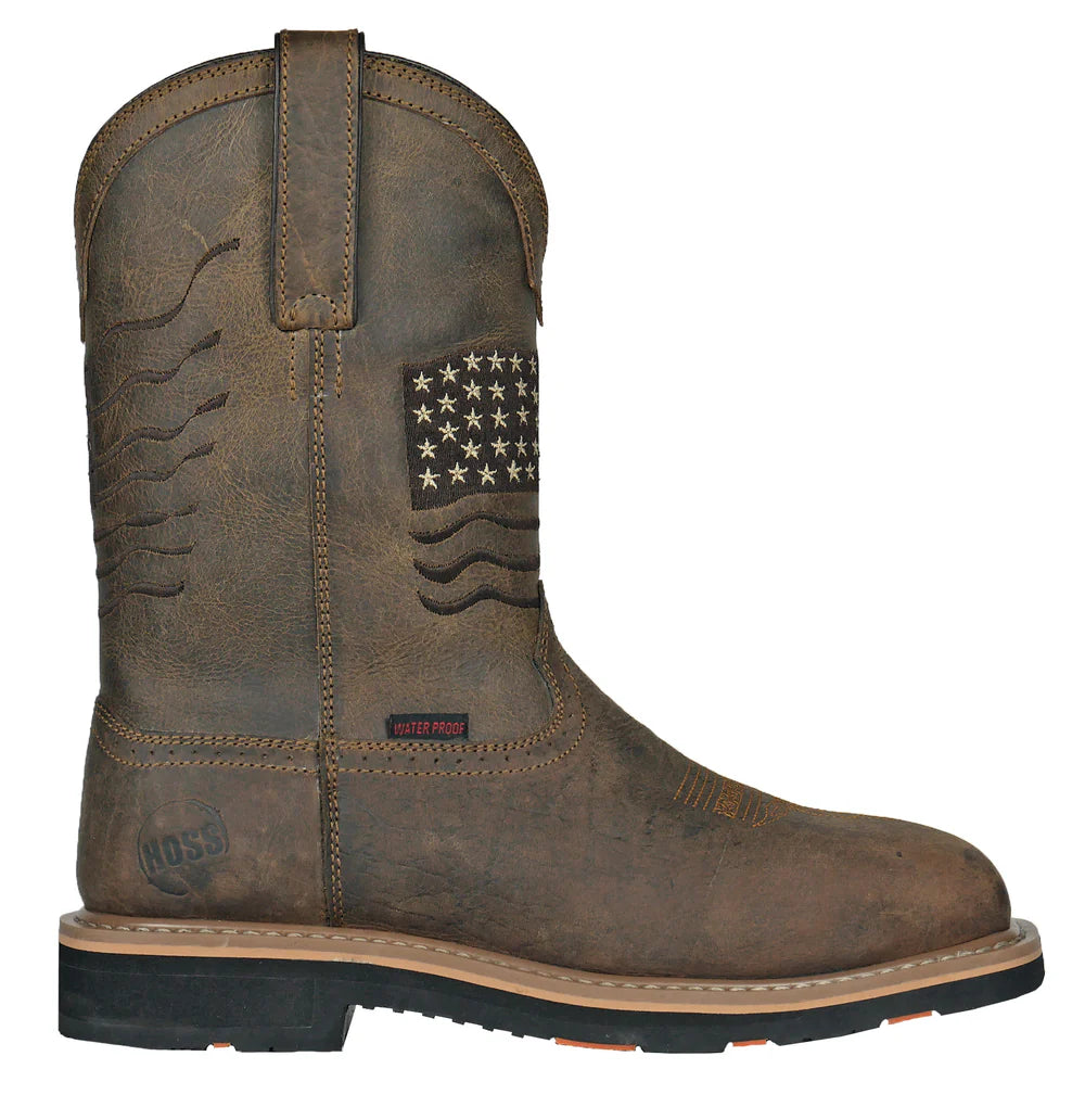 Rushmore Western Rancher Safety Toe 92065::Brown