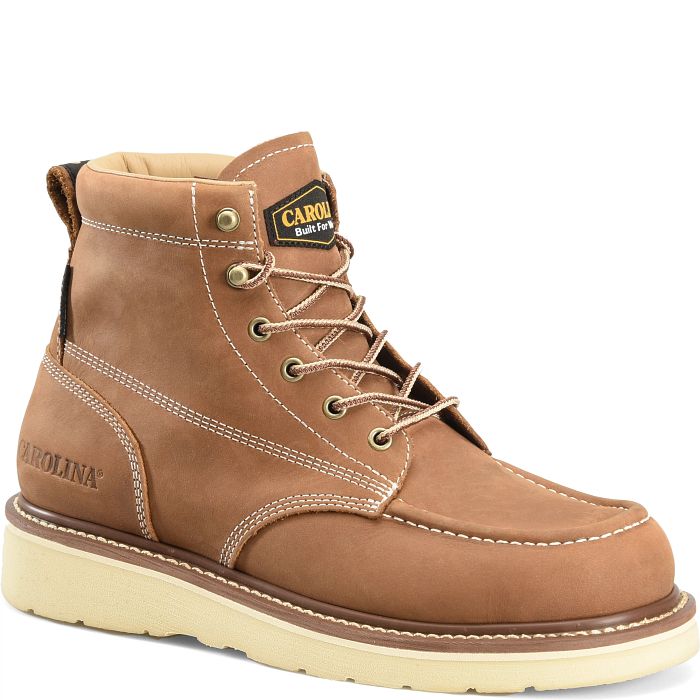 Amp Moc Toe CA7041 Soft Toe::Brown