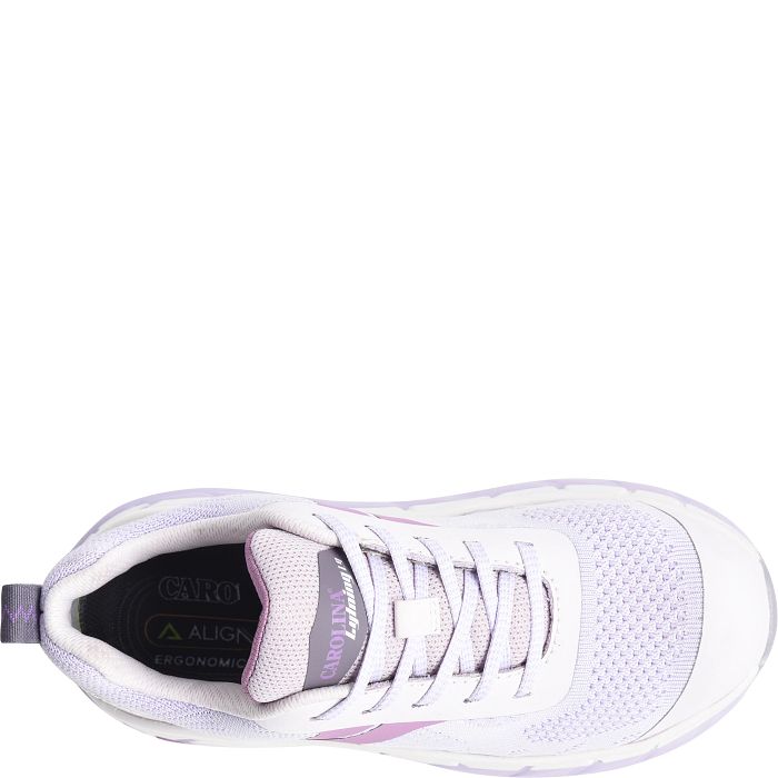 Azalea CA1945 Safety Toe::Purple/White