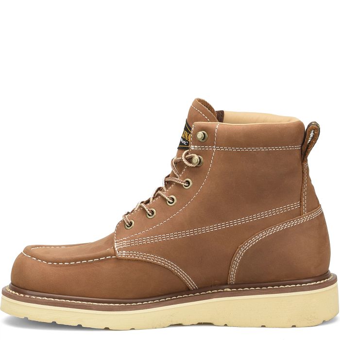 Amp Moc Toe CA7041 Soft Toe::Brown