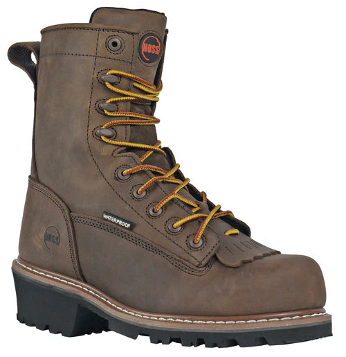 Cross Cut Logger Safety Toe::Brown