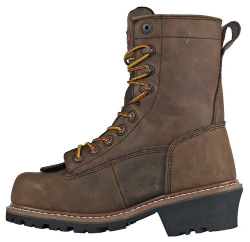Cross Cut Logger Safety Toe::Brown