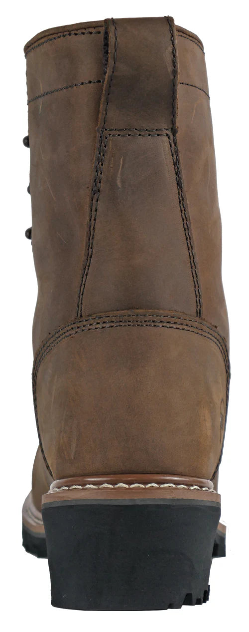 Cross Cut Logger Safety Toe::Brown