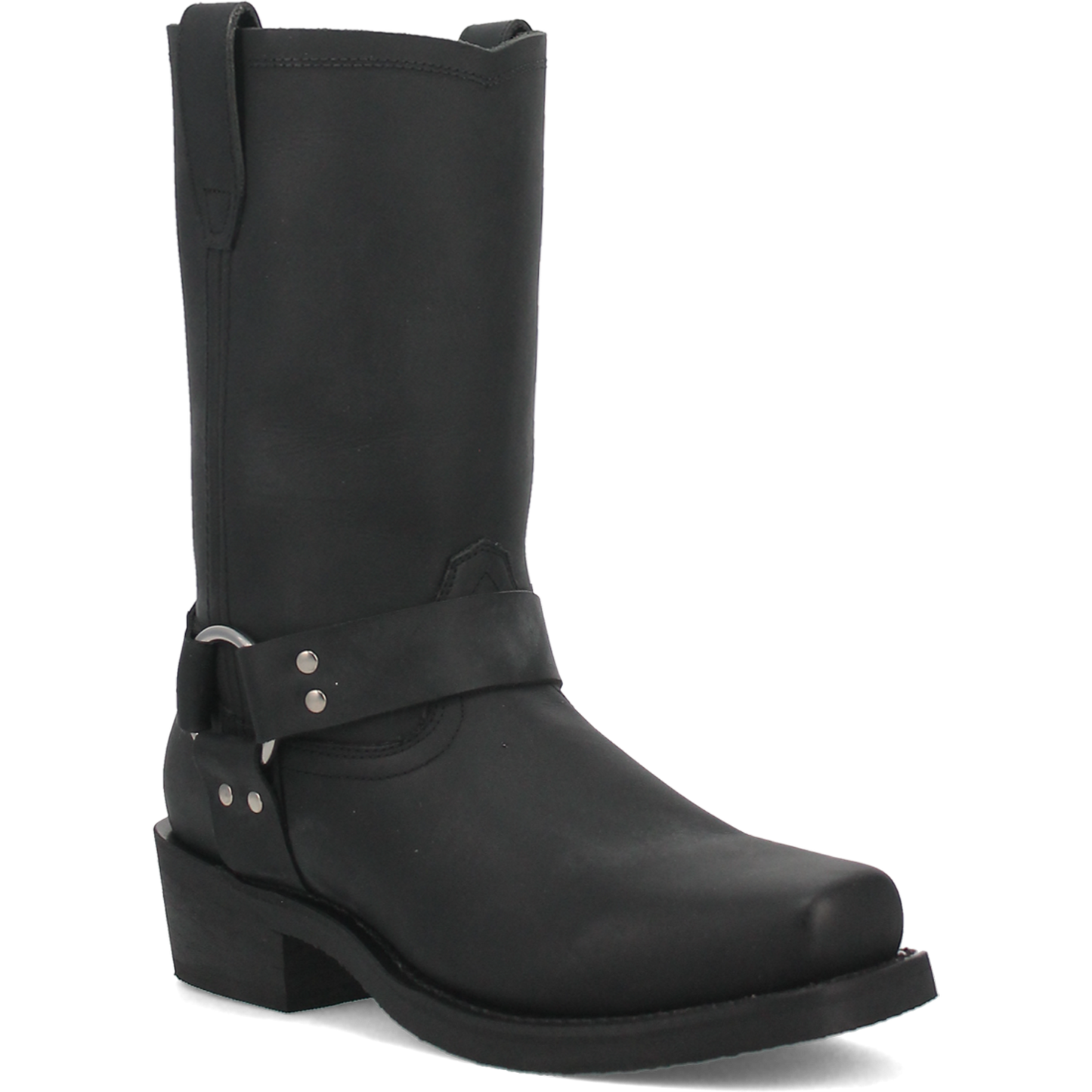 Dean Leather Harness Boot::Black