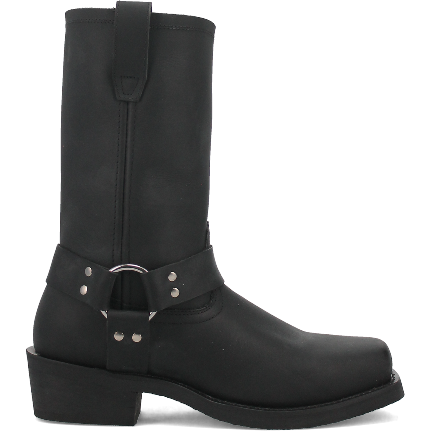 Dean Leather Harness Boot::Black