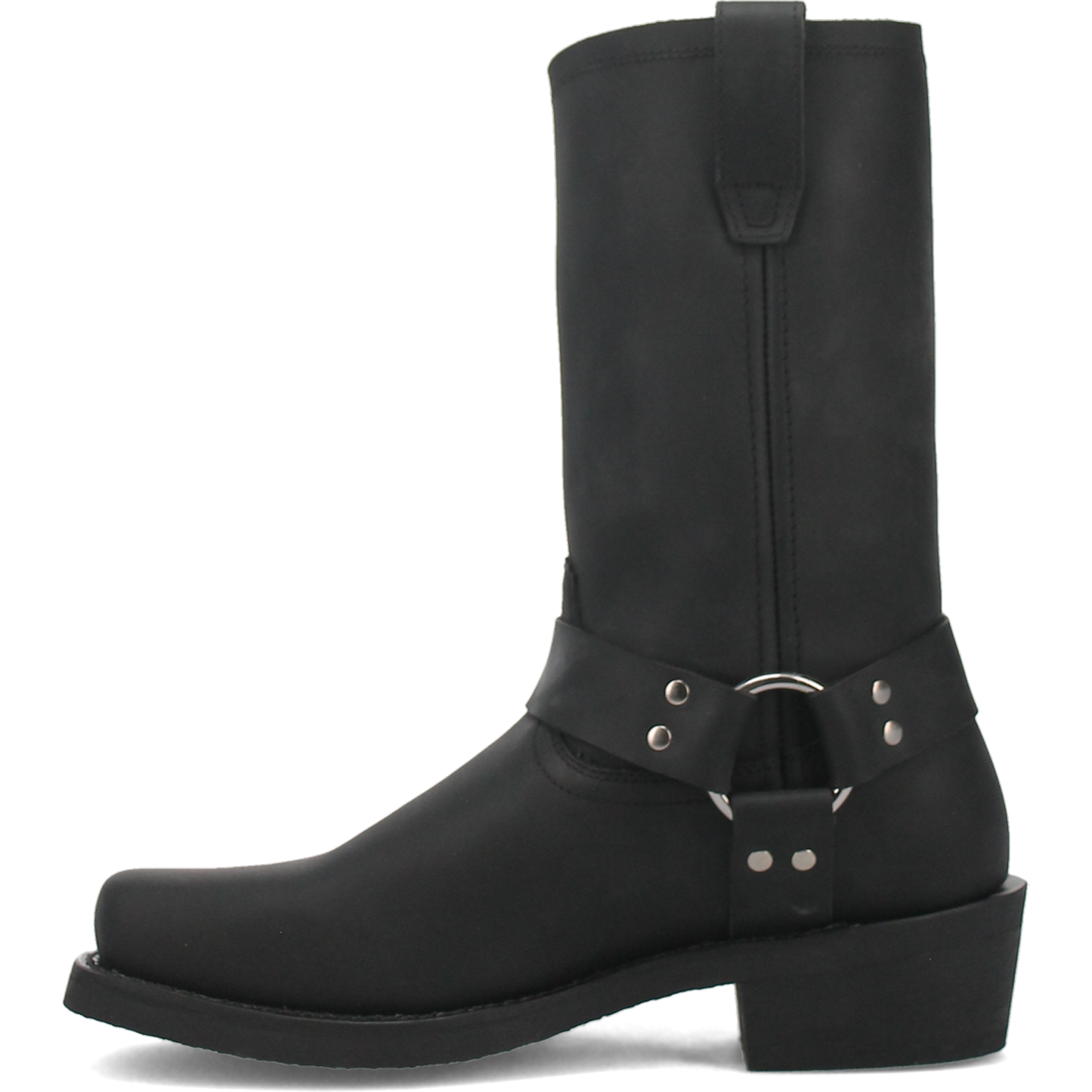Dean Leather Harness Boot::Black