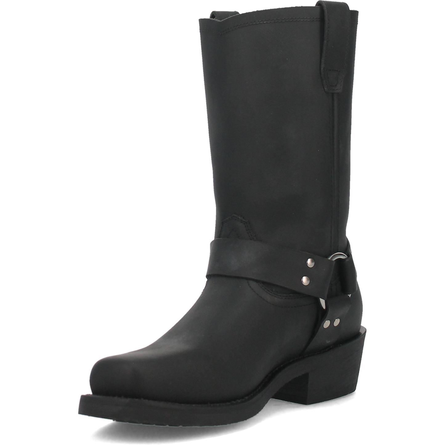 Dean Leather Harness Boot::Black