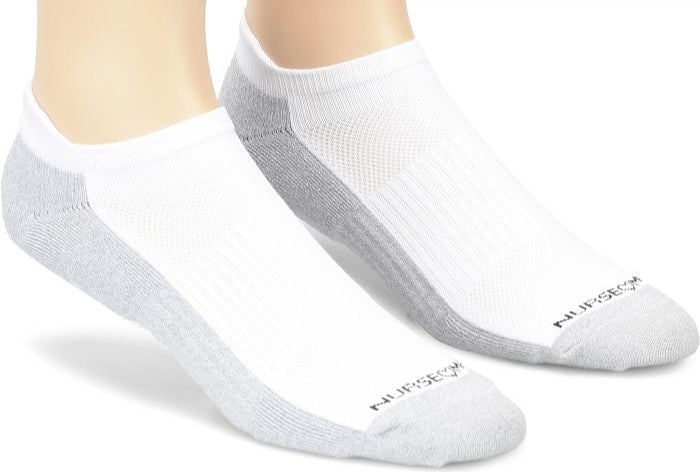 Compression Ankle Socks 2 Pack::Men's White