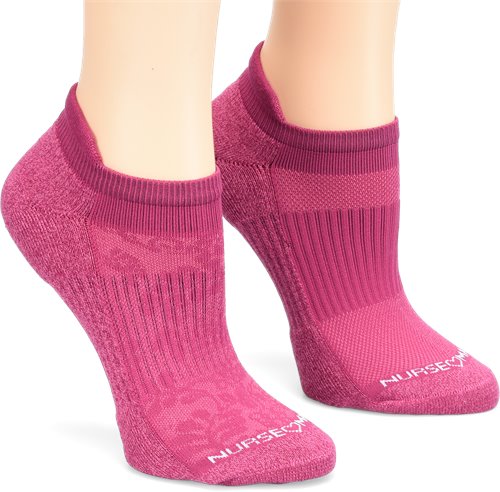 Compression Ankle Socks 2 Pack::Fine Wine