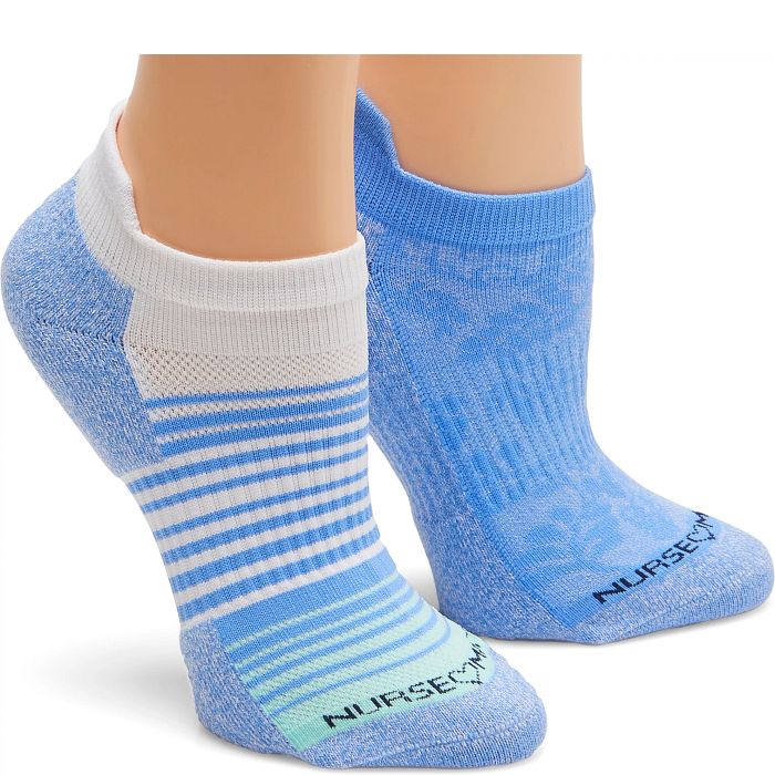 Compression Ankle Socks 2 Pack::Denim
