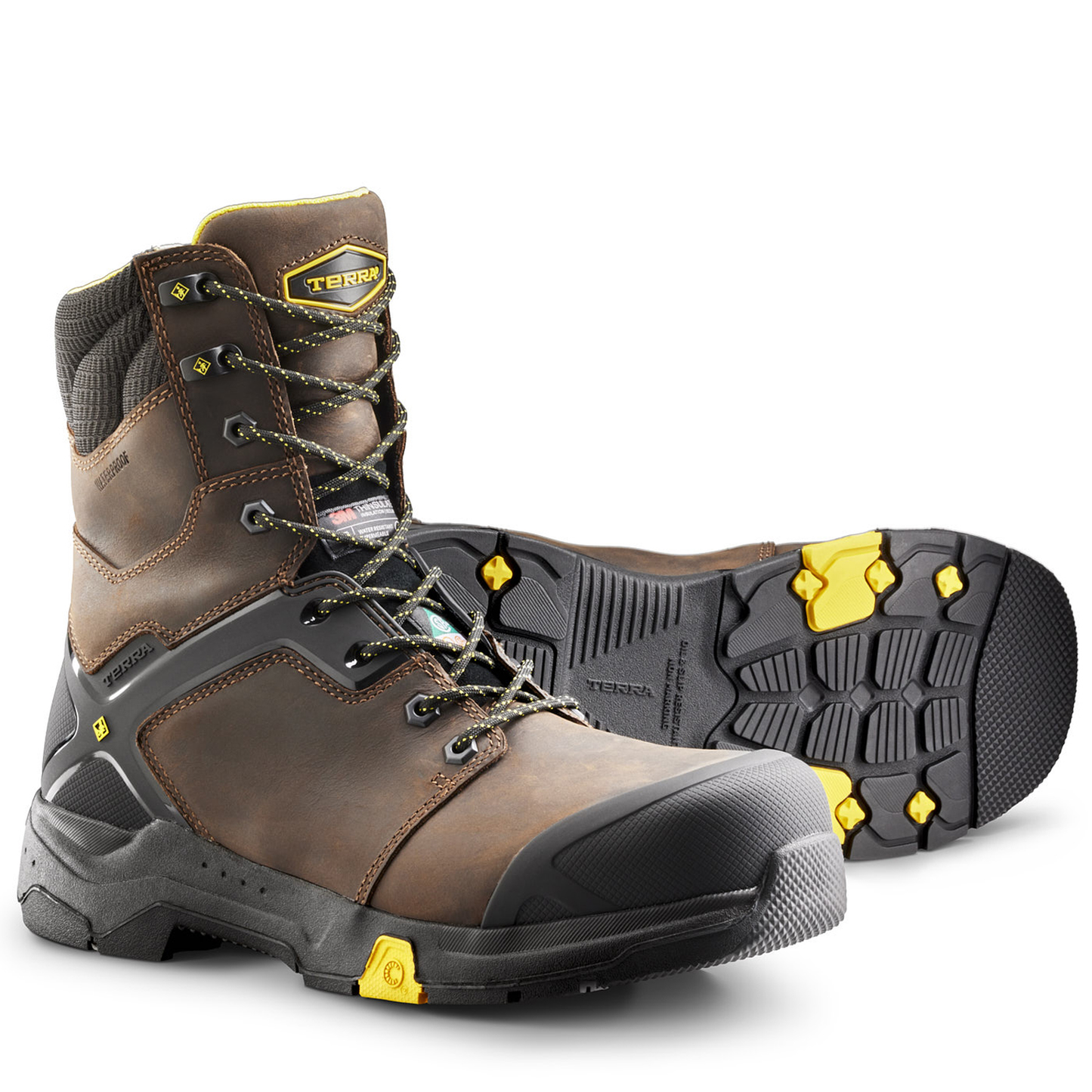 Carbine 8" Safety Toe::Brown