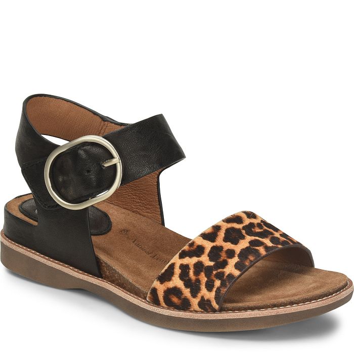 Bali::Black/Leopard Tan