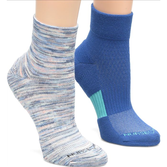 Compression Quarter Socks 2 Pack::Space Dye