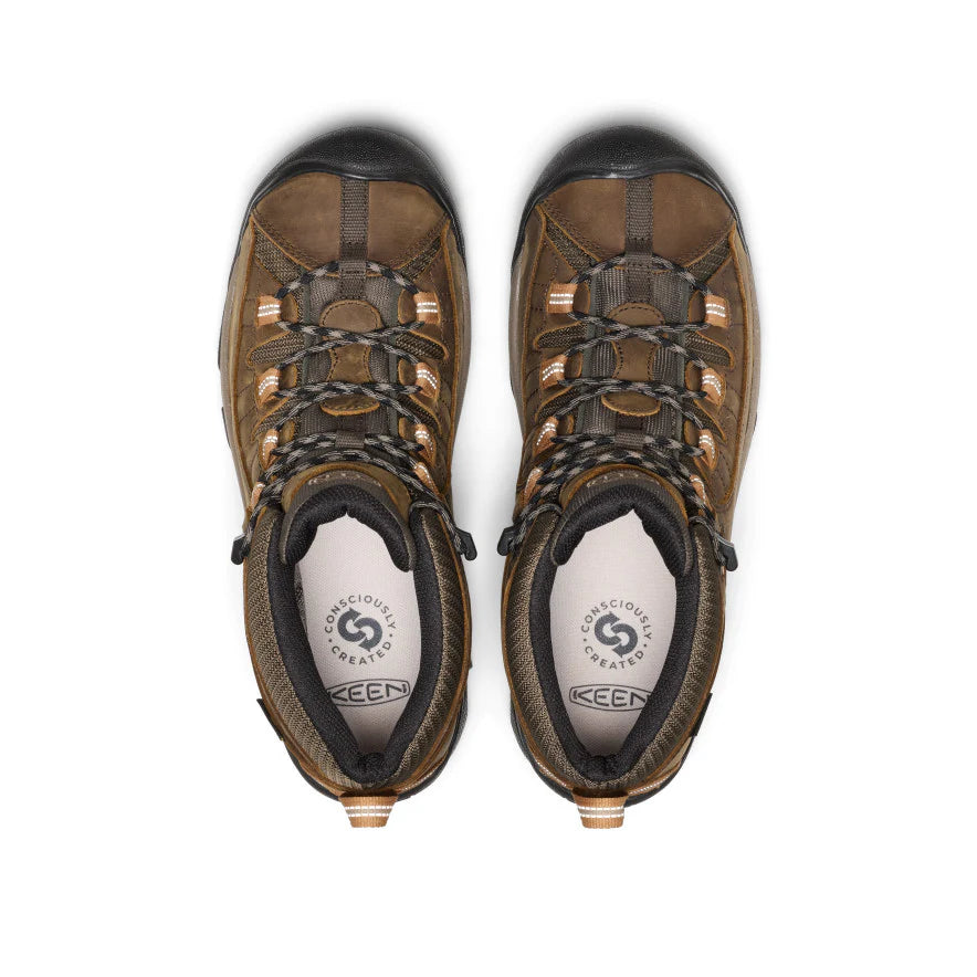 Targhee II Mid Waterproof::Black Olive/Chipmunk