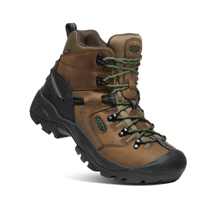Pittsburgh Energy 6" Waterproof Soft Toe::Cascade Brown/Greener Pastures