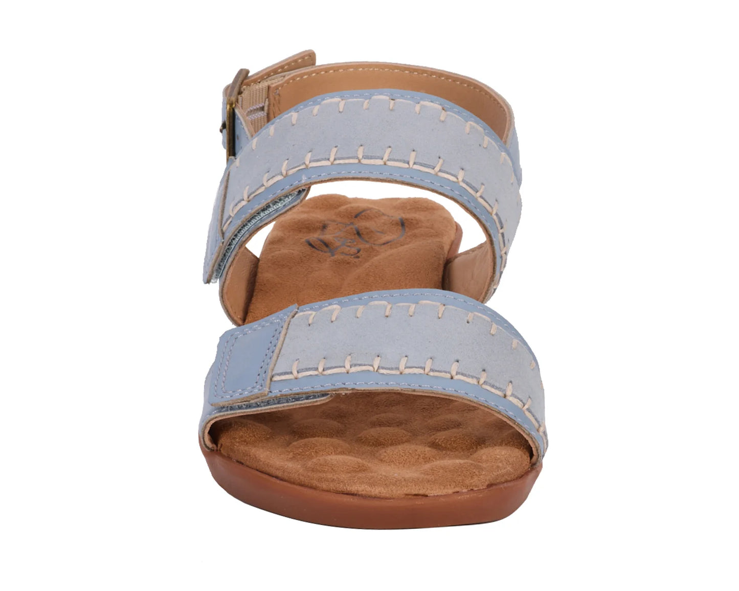 Kateri::Faded Denim Leather/Suede