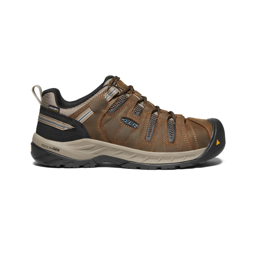 Flint II Waterproof Safety Toe::Cascade Brown/Orion Blue