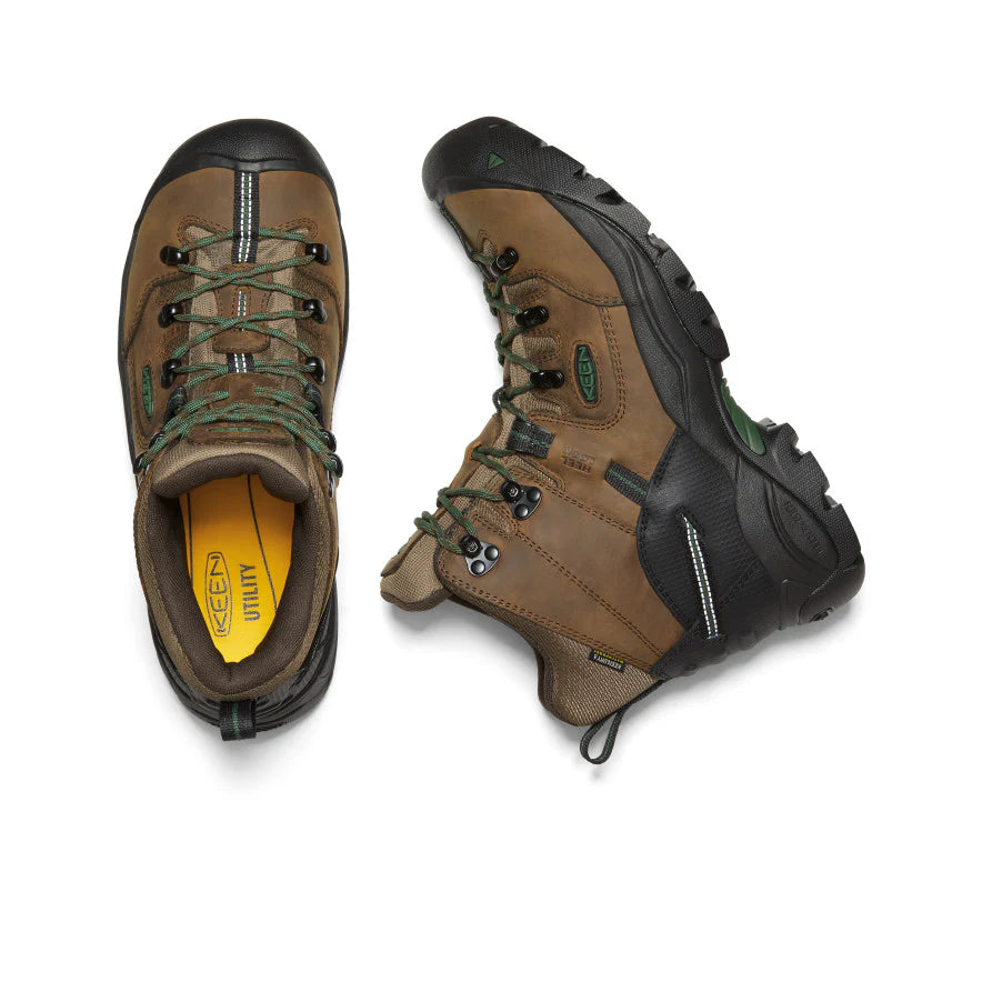 Pittsburgh Energy 6" Waterproof Soft Toe::Cascade Brown/Greener Pastures