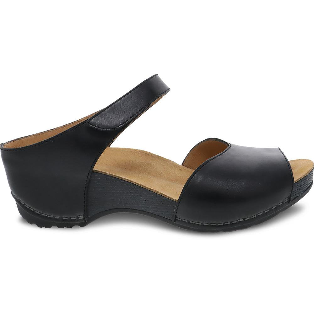 Tracy::Black Burnished Calf