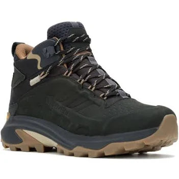 Moab Speed 2 Leather Mid Waterproof::Black