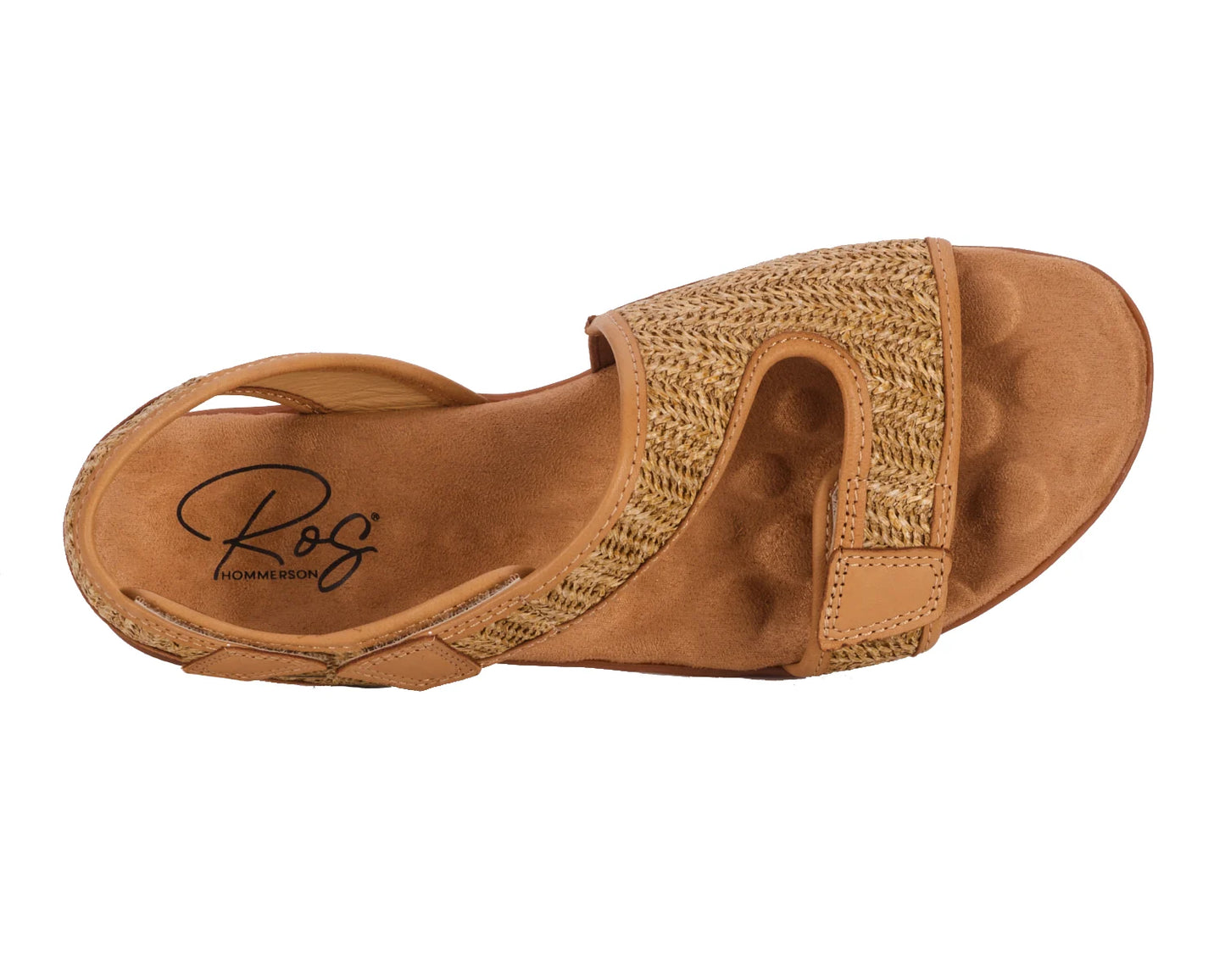 Kimmi::Tan Raffia/Leather