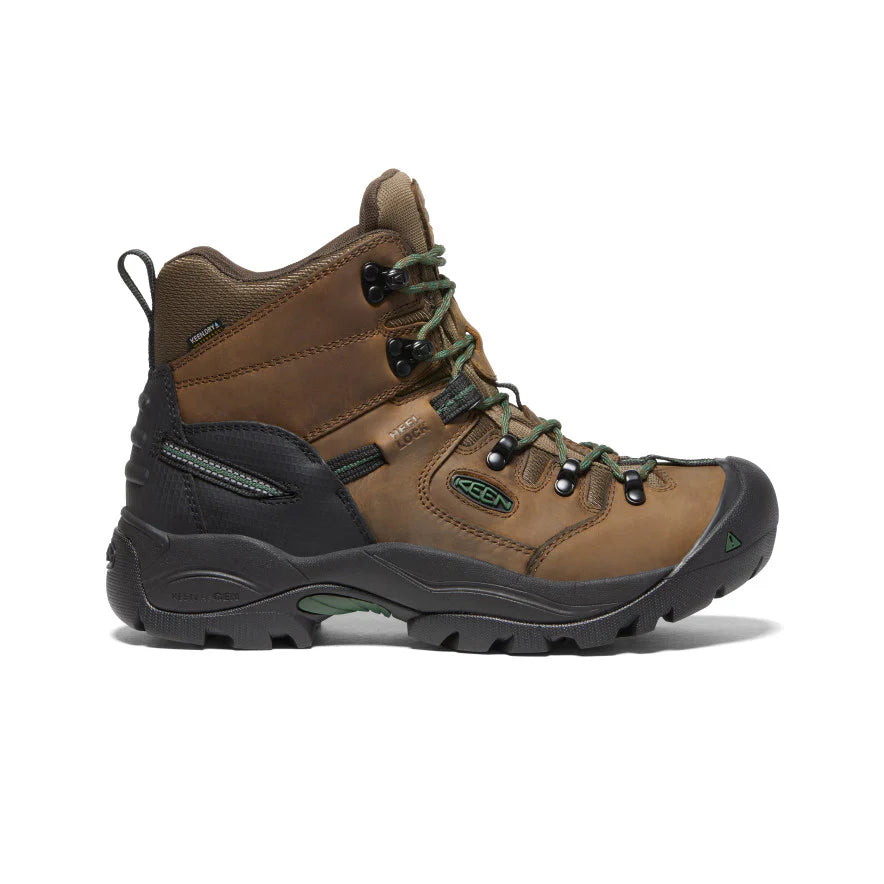 Pittsburgh Energy 6" Waterproof Soft Toe::Cascade Brown/Greener Pastures