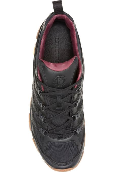 Moab 3 Luxe Leather::Black/Gum