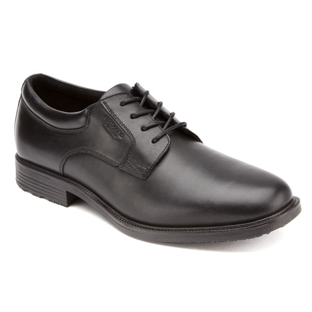 Essential Details Waterproof Plain Toe::Black