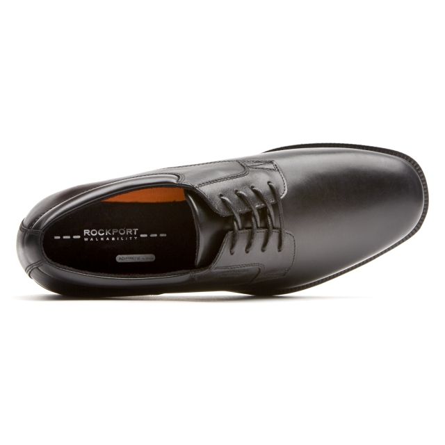 Essential Details Waterproof Plain Toe::Black
