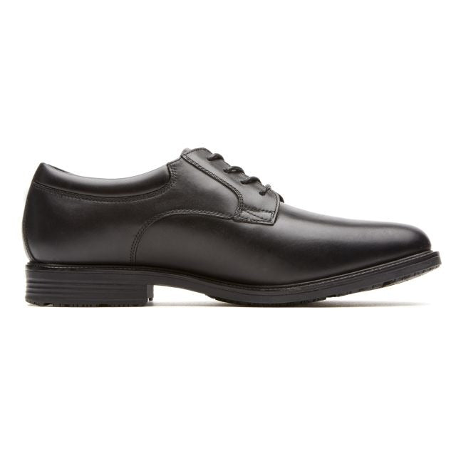 Rockport Men's Essential Details Waterproof Plain Toe Black