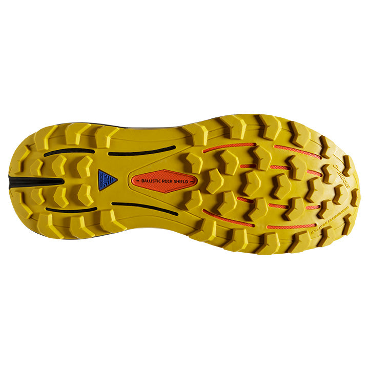 Men's Sample Cascadia 16::Yellow/Black/Grenadine