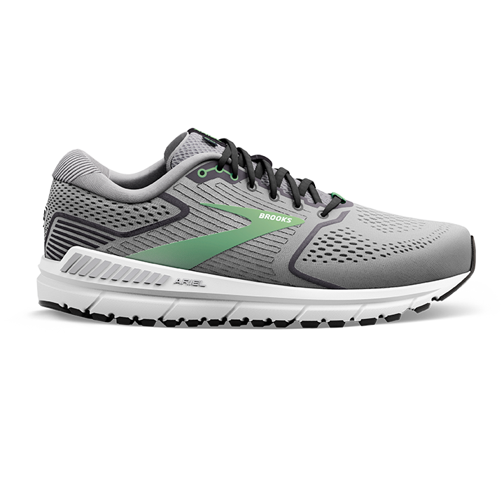 Brooks Women's Ariel '20 Alloy/Blackened Pearl/Green – Pilcher's Shoes Brooks Women's Ariel '20 Alloy/Blackened Pearl/Green – Pilcher's Shoes