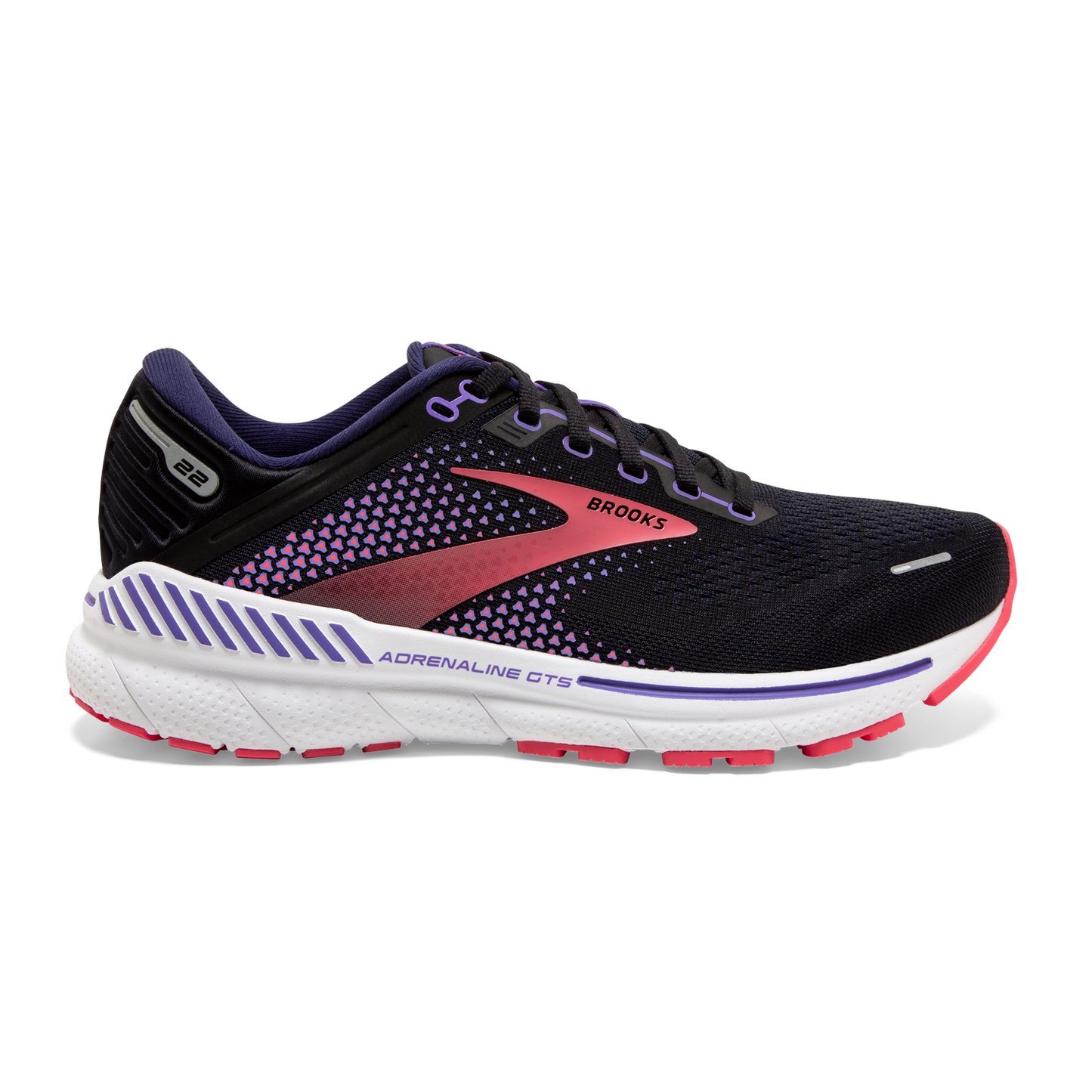 Adrenaline GTS 22::Black/Purple/Coral