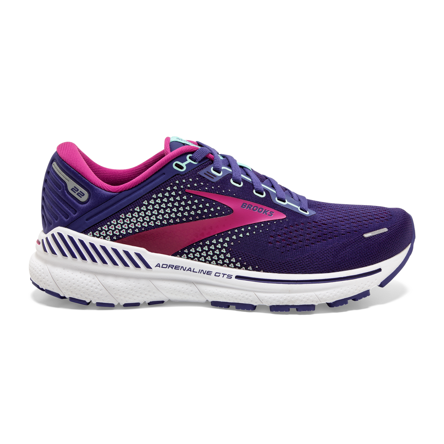 Adrenaline GTS 22::Navy/Yucca/Pink