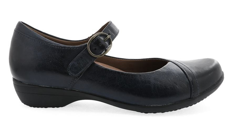 Fawna::Navy Burnished Calf