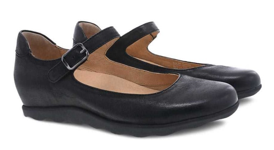 Marcella::Black Burnished Nubuck