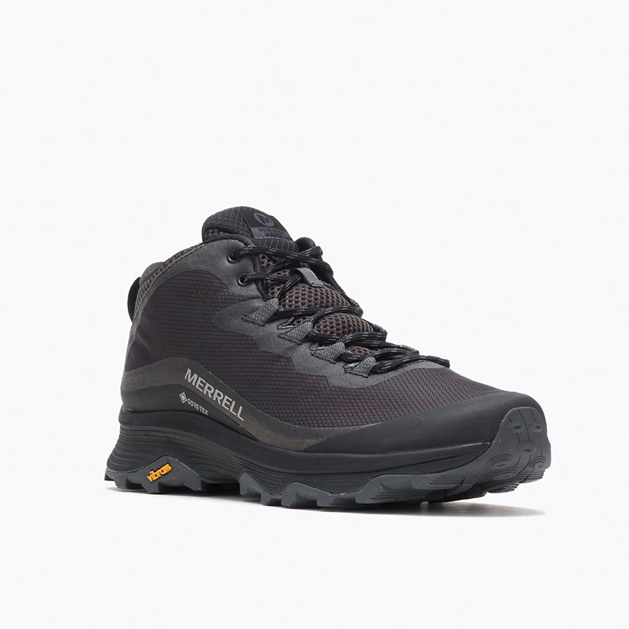 Moab Speed Mid GORE-TEX::Black/Asphalt