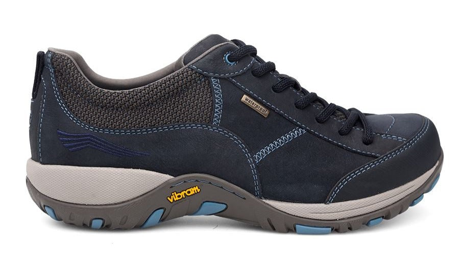 Paisley::Navy Milled Nubuck