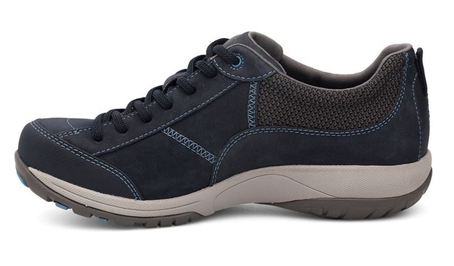 Paisley::Navy Milled Nubuck