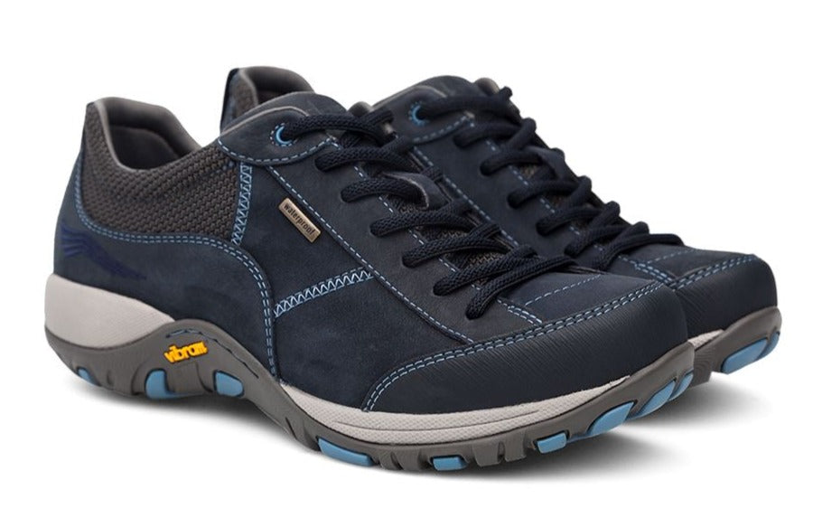Paisley::Navy Milled Nubuck