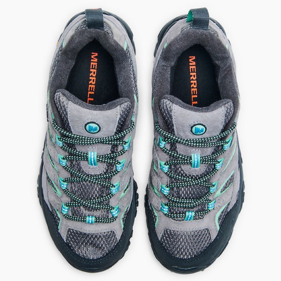 Moab 2 Waterproof::Drizzle/Mint