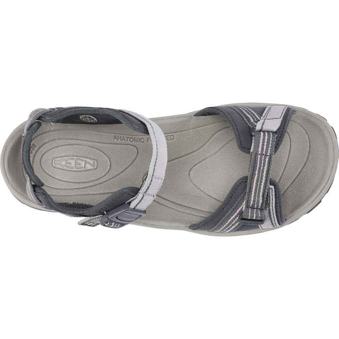 Terradora II Open Toe Sandal::Dark Grey/Dawn Pink